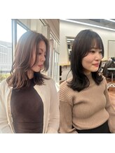 cuchouのこだわりデザイン【全ての女性の味方に】《岡山駅/岡山/髪質改善/ダブルカラー/レイヤーカット》