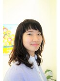 短い前髪にデジパー