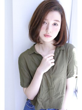 リル 西宮(LiL') 【LiL'西宮】ナチュラル_大人ボブ_ブランジュ_かきあげ★