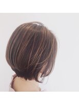 ノノリリ(NONORIRI)&nbsp;秋色マロンブラウン＊グラデーションカラー愛されショートボブ