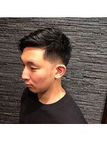 プレミアムバーバー 赤坂店(PREMIUM BARBER produce by HIRO GINZA)&nbsp;アシメフェード【ヒロ銀座】虎ノ門/床屋/バーバー