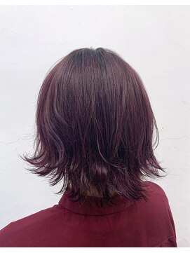 ココ 本八幡(KOKO) 黒髪クラゲヘアーオリーブグレー小顔ココアベージュ丸型卵型ボブ