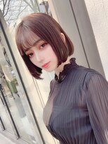 コア 銀座(COA)&nbsp;マロンベージュ/Aラインボブ/フェイスフレーミング[銀座]