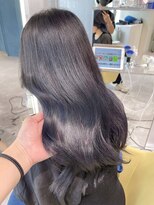 ユー(juu.)&nbsp;new open☆【juu./柳迫】navy black×韓国くびれロング