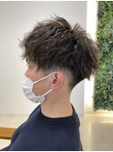 メンズカット＋ツイストスパイラルパーマ