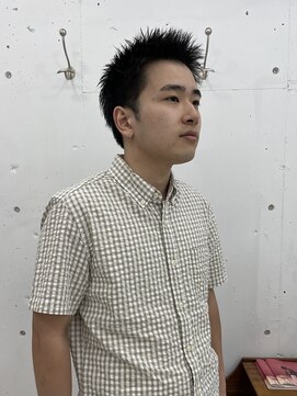 ウェルネス(Wellness) スパイラルツーブロックマッシュアップバングコンマヘア82