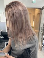 ヒビヲ(HIBIO)&nbsp;ダブルカラーピンクベージュミルクティーベージュイルミナカラー