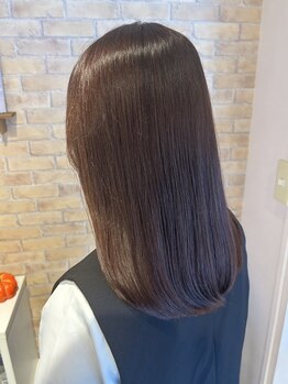 ブレス ヘアー clara店(Bless HAIR)の写真/カラーでダメージが気になる方にオススメ◎髪の芯から潤い、艶のある美しい仕上がりを叶えます♪【今出川】