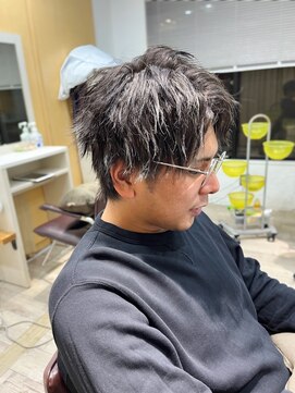 ミッシェル アフロート(michelle afloat) ◆ハイライトウェーブショート◆