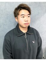 クレオ 福大通り店(CREO)&nbsp;暗めベージュ×アップバングショート