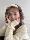 パーマ風スタイル