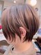 サロンドミナ(SALON DE MINA)の写真/ショート、ボブが圧倒的人気！再現性の高いカットで、自宅でもサロン帰りのスタイルが簡単に再現できる♪