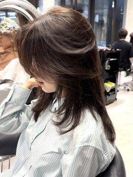 シティ(CITY) かきあげ前髪 レイヤーカット カーテンバング ワンカール