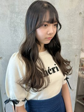 モリオ(morio) フェミニンロング韓国ヘアこなれロング艶髪ベージュ20代30代40代