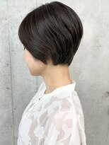 モリオ(morio)&nbsp;＊/大人女子上品可愛い重め黒髪マッシュショートボブ30代40代1