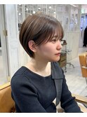 【畑中正敏】愛されショートボブ艶髪/似合わせカット