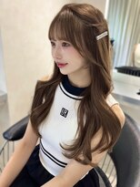 ユーフォリア 池袋東口駅前店(Euphoria)&nbsp;【Euphoria Rina】盛れる顔まわりカット/オリーブベージュ