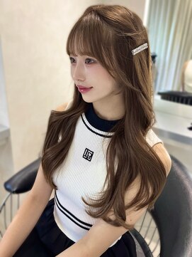 ユーフォリア 池袋東口駅前店(Euphoria) 【Euphoria Rina】盛れる顔まわりカット/オリーブベージュ