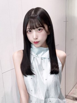 アルバム 池袋(ALBUM) 美髪おくれ毛顔周りレイヤー韓国ヘアロング_F0514