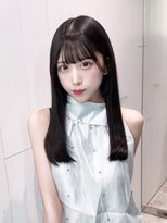 アルバム 池袋(ALBUM) 美髪おくれ毛顔周りレイヤー韓国ヘアロング_F0514