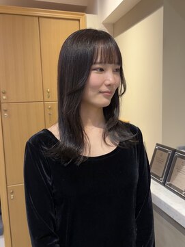 スムーク(smuk) 【smuk/スムーク】切りっぱなし/レイヤー/アッシュベージュ