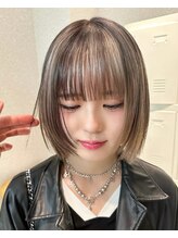 ボブに似合う”アンブレラカラー”どんな髪の長さでも決まるデザインカラー！根元も馴染むからー/ブリーチ