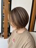 【琉希也指名限定】似合わせカット＋白髪ぼかしハイライト＋透明感カラー