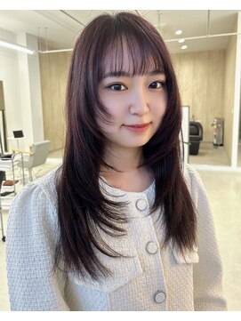 ミリ 奈良店(mm) レイヤーカット/ベージュ/暖色カラー/グレージュ/奈良