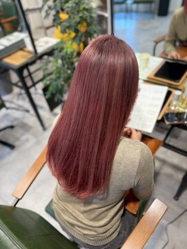 シャルムバイルーチェココ(CHARME by Lu'ce coco) シアーピンクストレート