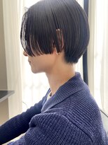 パープル(PURPLE)&nbsp;ハンサムショート/センターパート/ショートヘア