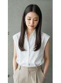 髪質改善/縮毛矯正/ナチュラルストレート/ツヤ髪モテヘア/