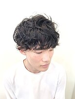 スウェル 稲毛店(Swell)&nbsp;サーフカール/フェザーパーマ/ブルーブラック/稲毛駅/眉毛