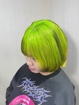 アンディアーモ サカエ(ANDIAMO SAKAE) 個性派ボブウルフ