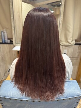 アクロスヘアーデザイン 池袋店(across) ピンクバイオレット&水素髪質改善