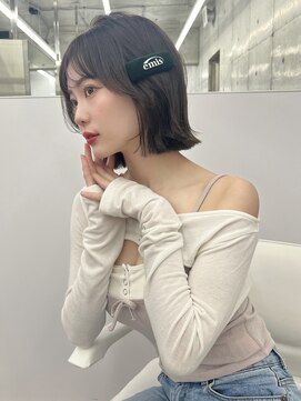 アリュウル 表参道(ALLURE) 盛れるお顔周りカット＊フェイスレイヤー/オリーブグレージュ