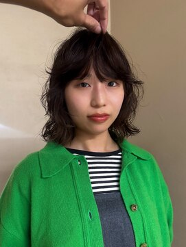 ヤント(yant) ミディアムレイヤー×ニュアンスパーマ