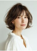 クラゲヘアー/小顔/ココアベージュ/オリーブグレー/川西