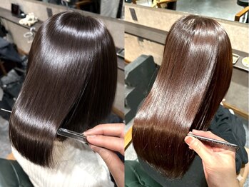 レイブンズ(Ravens)の写真/うねりクセが気になる・・。今まで満足できなかった方必見♪圧倒的ダメージレスで叶うあのストレートヘア☆