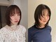 ブレスシイ 大阪梅田(brace SII)の写真/【大阪梅田駅徒歩3分】前髪・顔周りを彩る似合わせるためのカウンセリング!小顔カットで自信UP◯