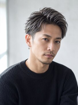 ローム 北花田店(Rome) アクティブショート韓国風ヘアメンズヘアハイライトハイトーン