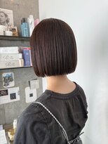 トッカ 博多駅博多口店(tocca) ぷつっとボブ×縮毛矯正×ナチュラルブラウン