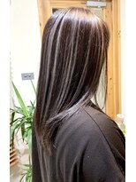 リフル 八王子(RIFULL)&nbsp;ハイライト　バレイヤージュ　脱白髪染め　レイヤー　髪質改善