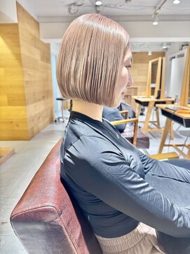 アーティクル(Article) 【Article 二子玉川】透明感ブリーチ艶ボブ