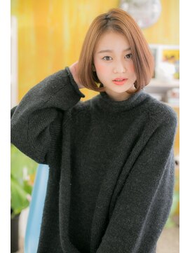 ヘアアンドビューティー ミック(Hair & Beauty miq) ふんわりAラインの女の子ボブ(miq阿佐ヶ谷)