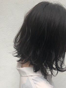 フロート 小阪店(float) アッシュダークグレー_結婚式,前下がり,斜めバング