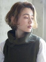 メイクス 表参道(MAKE'S omotesando)&nbsp;大人かわいい マニッシュショート デザインカラー スリークボブ