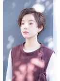 mowen 南堀江ウェットスタイリング×くびれショート×大人可愛い