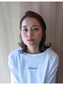 大人女子オススメ。こなれ感ハーフアップ(末松)