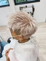 チェレ 新金岡店(Chere) モノトーングレージュ×メンズウェットヘア