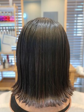 グラッシー センター北店(GLASSI) インナーカラー★フォギーベージュ★外ハネボブ